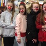 Highclare students red nose day comic relief