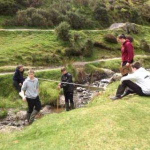 Independent School pupils from Birmingham conduct physical geography fieldwork for the new GCSE specification